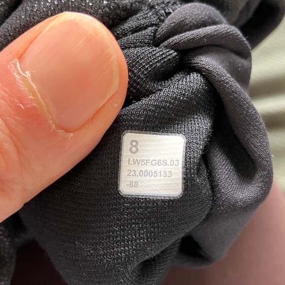 Lululemon align super high rise pants 28 shine black size 8 - Picture 7 of 10